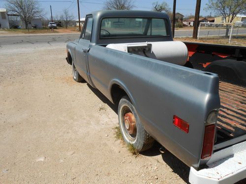 1968 chevy c-10 pickup  long bed  good condition  propane system included