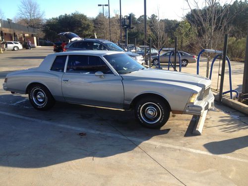 1980 chevrolet monte carlo sport coupe 2-door v8 great car training day
