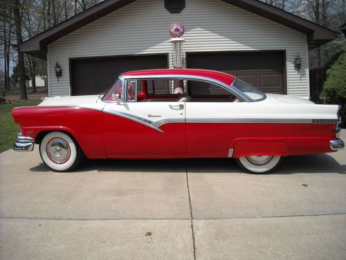 1956 ford victoria 2dr hardtop paint &amp; body-hobby man's special no reserve!