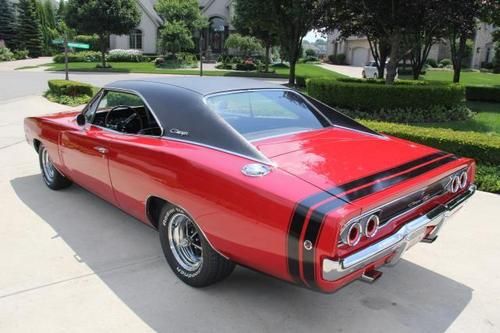 1968 doge charger real deal 440 r/t build sheet gorgeou