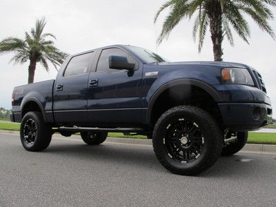 Ford f150 supercrew fx4 4x4 - 6" lift kit - leather interior - loaded !! -