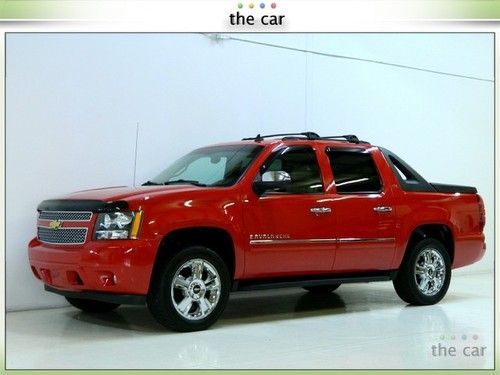 09 avalanche ltz 4wd rare victory red! bose roof xm heated/cooled seats chrome