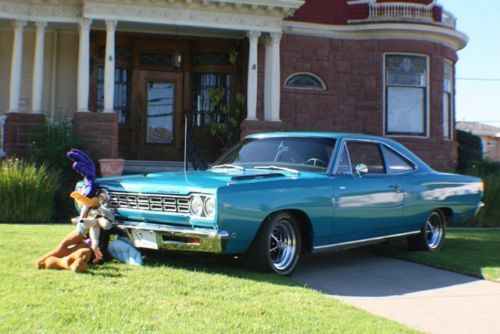 1968 plymouth road runner, surf tourquise, 383
