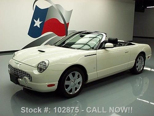 2003 ford thunderbird convertible v8 htd leather 5k mi texas direct auto