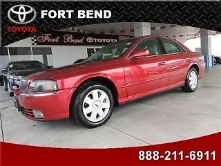 2005 lincoln ls sedan v6 auto appearance package leather alloy power bags
