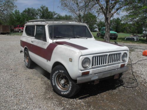 1973 international scout ii 4x4 4 sp manual like ford bronco offroad low reserve