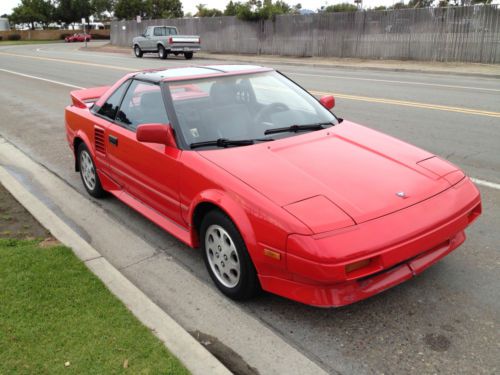Very rare toyota mr2 supercharged (factory oem aw11 first gen 4agz-e