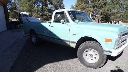 1969 4x4 c-10 lb.brand new crate motor (350) from galles in abq. only1500miles