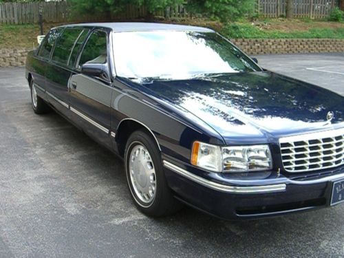 1999 cadillac six-door funeral limousine by s&amp;s