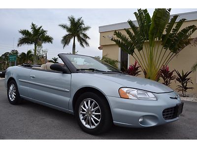 Leather heated seats low miles limited chrome cd changer florida car 2.7 v6