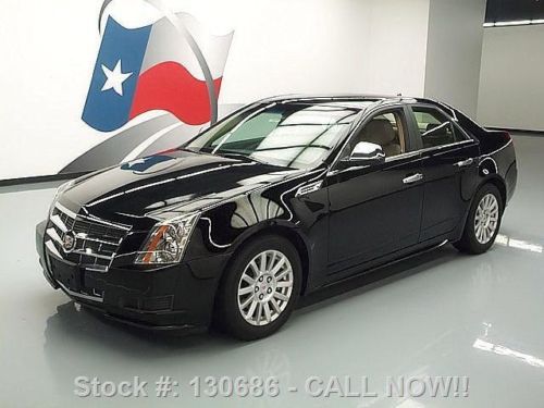 2010 cadillac cts 3.0 lux sedan heated leather bose 42k texas direct auto