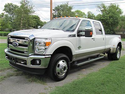 2011 ford f-350 dually crew cab fx4 lariat with everything...navi.! and sunroof!