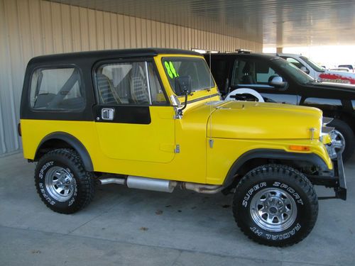 1984 yellow jeep cj