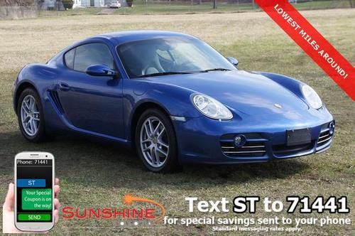 2007 porsche cayman, manual transmission, only 14,000 miles, very clean, fast!