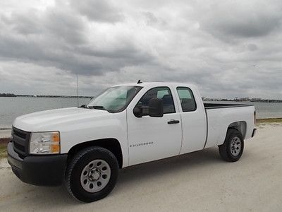 08 chev silverado 1500 w/t extended cab - one owner florida truck - clean carfax