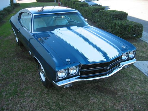 1970 chevelle ss 396 4 speed matching numbers protect o plate cowl induction