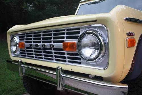1970 ford bronco sport - 33k miles - early original 4x4 fresh restoration lifted