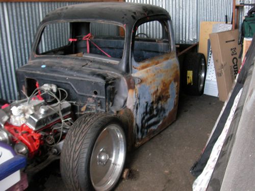 1951 ford f100 rat rod project with almost all new/rebuilt parts needed