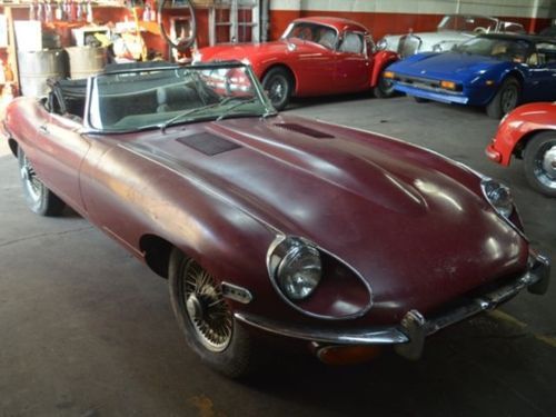 Jaguar e type 1970 roadster, 35 years of storage, matching numbers!!