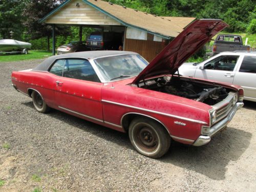 1969 ford fairlane 500 coupe formal roof 351w c4 9 inch rearend