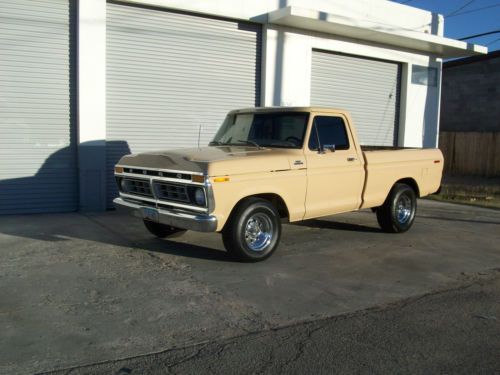 1977 ford f-100 hot rod ford shortbed truck