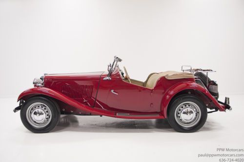 1950 mg td shown at pebble beach! over 700 hours in nut &amp; bolt restoration!!!