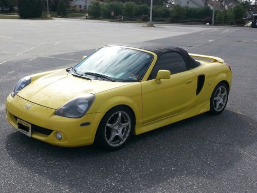 2001 toyota mr2 spyder body kit leather lowered new top lots of upgrades