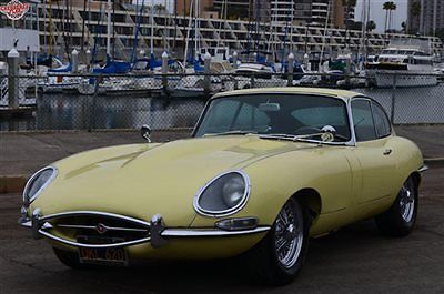 64 e type 3.8 coupe, matching numbers engine, restored, black plates