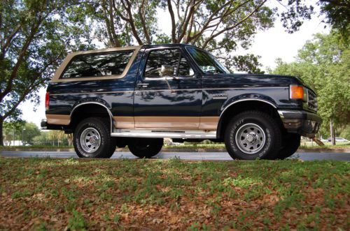 1988 ford bronco eddie bauer 26k original miles survivor truck 4x4 nc rust free