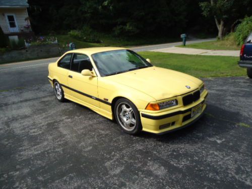1995 bmw m3 base coupe 2-door 3.0l dakar yellow e36