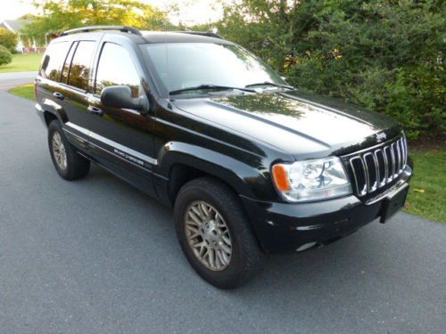 2003 jeep grand cherokee limited 4.0l, 4wd, htd seats, low miles, leather, clean