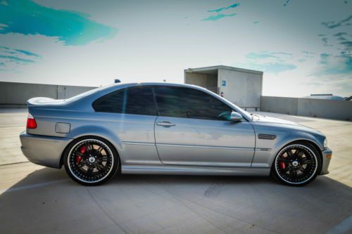 Bmw m3 supercharged e46 2004 gray silver 570hp low miles