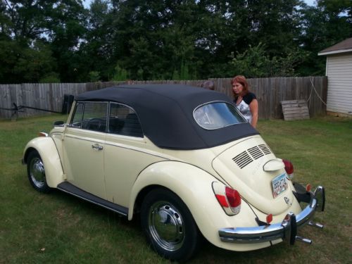 1970 volkswagon beetle classic convertable completely restored popsicle yellow