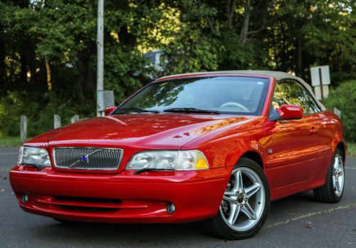 2001 volvo c70 convertible hpt high pressure turbo serviced low 12k miles carfax