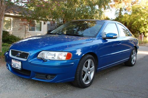 2007 volvo s60 r, 4 door sedan, blue, manual transmission, 71000 miles