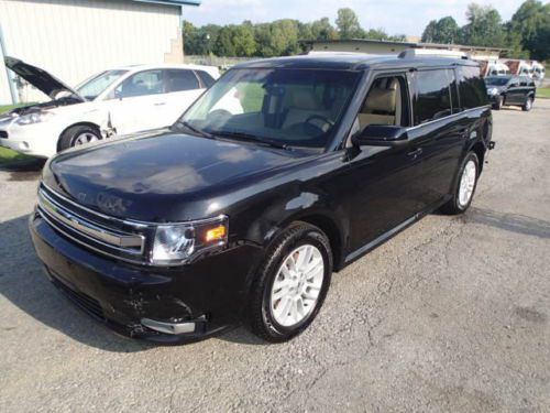2014 ford flex sel sport utility 4-door 3.5l, salvage, runs and drives
