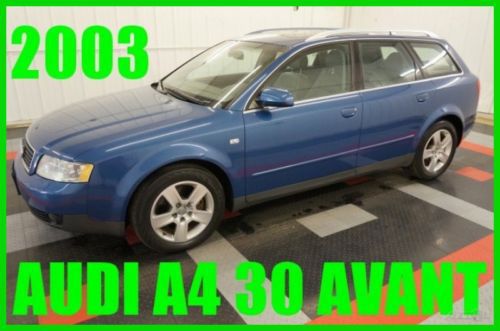 2003 audi a4 3.0 avant wow! awd! v6! loaded! leather! 60+ photos! must see!