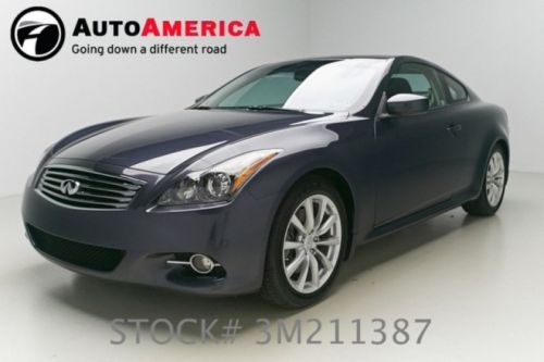 2011 infiniti g37 coupe 26k low miles rearcam nav sunroof htd seat one 1 owner