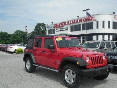 Red automatic 4x4 4wd suv certified clean autocheck warranty leather