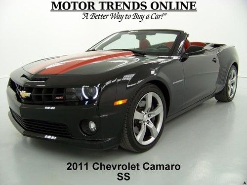 2ss ss rs pkg hud convertible leather htd seats brembo 2011 chevy camaro 33k