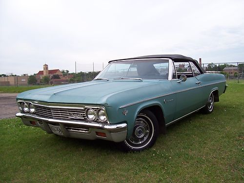 1966 66 chevrolet impala convertible no reserve! ss clone parts. driven daily!