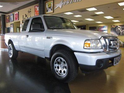 2008 ford ranger xlt extended cab silver automatic