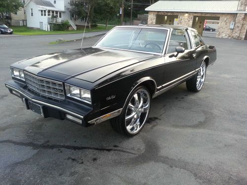 1983 chevy monte carlo with 5" lift and 24 in wheels *** donk***