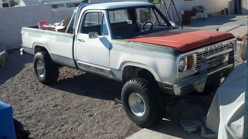 1978 dodge restore pickup truck high line royal sportsman with extra parts 4x4