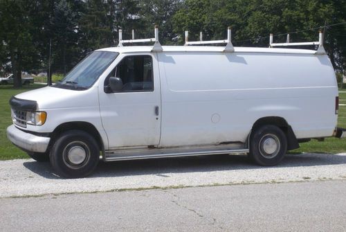 Ford extended  cargo van, no reserve!