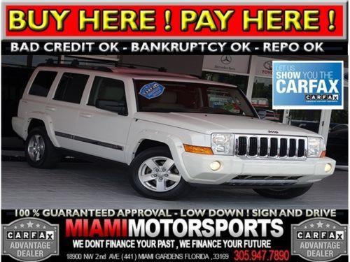 We finance &#039;06 suv limited edition 4x4 clean carfax and low miles sunroof leathe