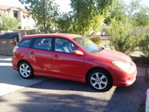 2005 toyota matrix xr, custom 5 speed, red, awesome, reliable &amp; fun car! cheap!