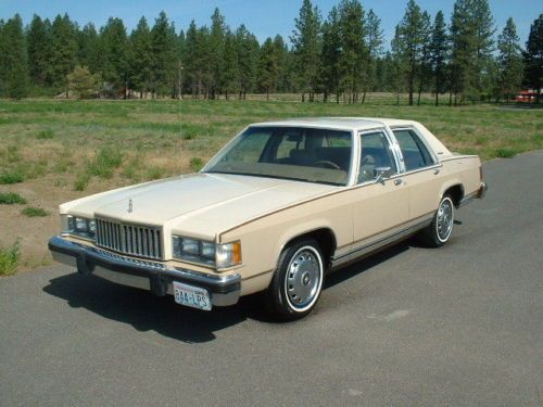 87 mercury grand marquis 4 dr sedan only 60,264 actual miles! very nice quality!