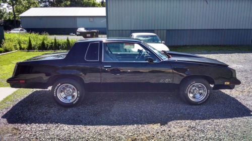 1985 black oldsmobile 442 chevy 402 motor