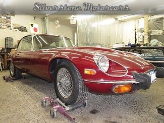 1973 burgundy 2+2! restored, low miles, v12, e-type, many new components
